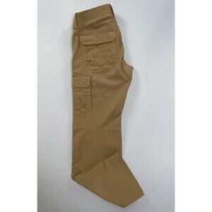 Under Armour Women's Flex Waist Canvas Cargo Work, Bush Pants. Beige, Size 6 EUC